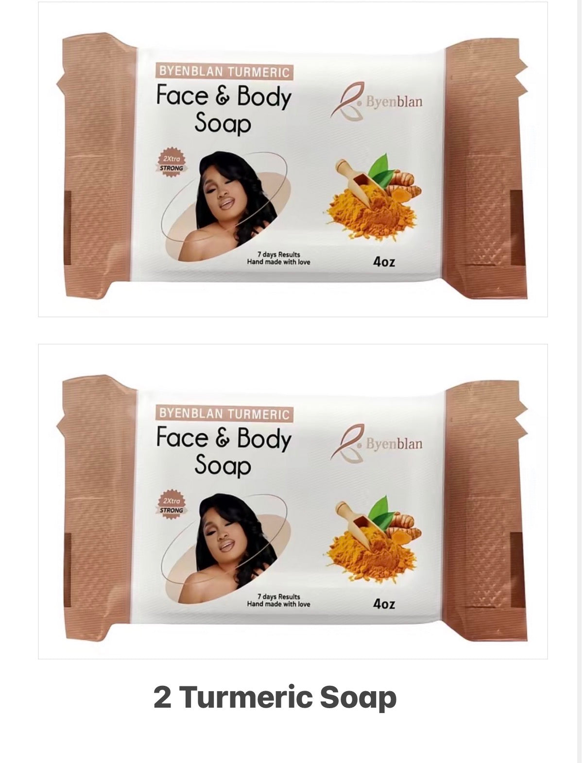 Turmeric Soap Pack of 2