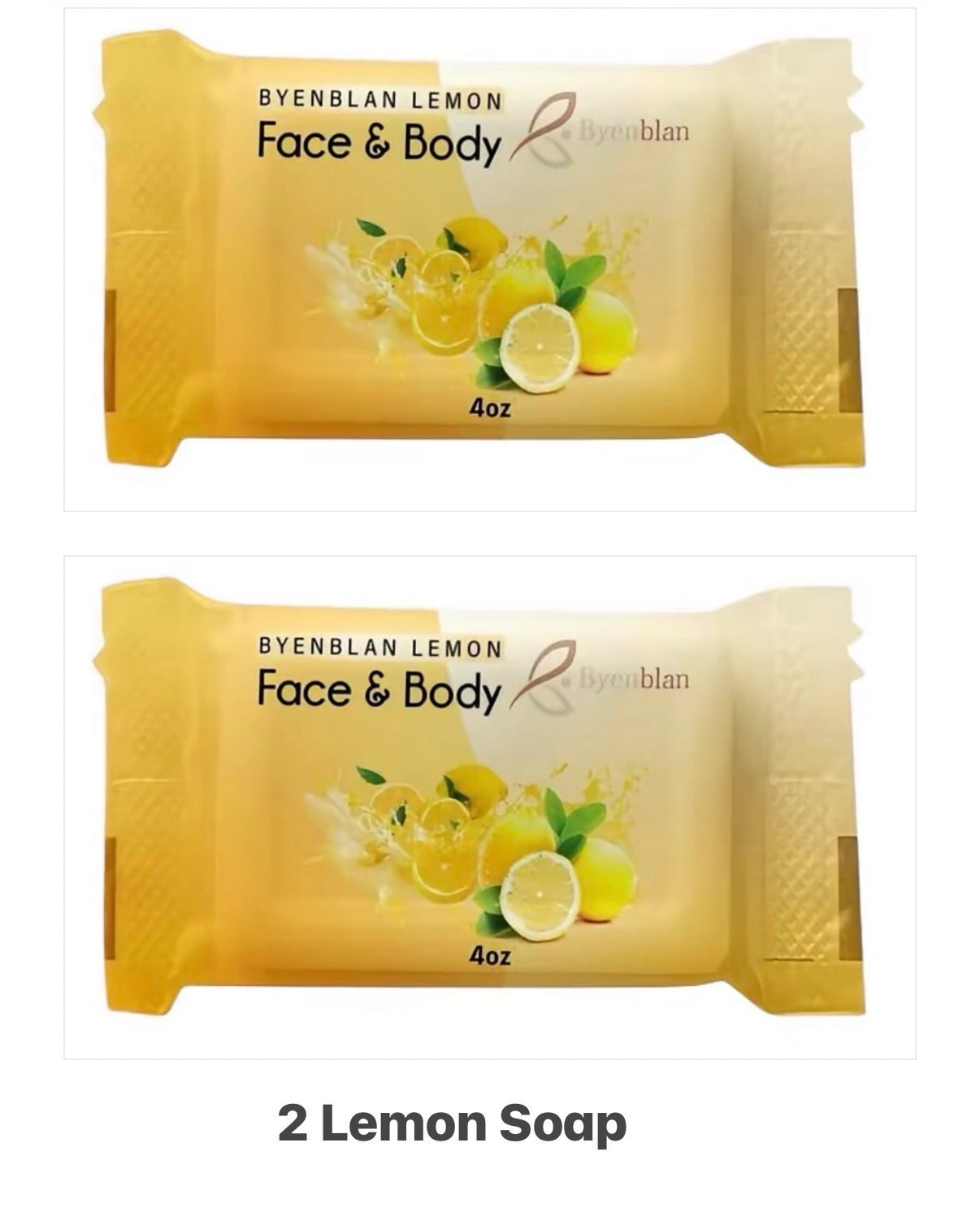 Lemon Soap Pack of 2