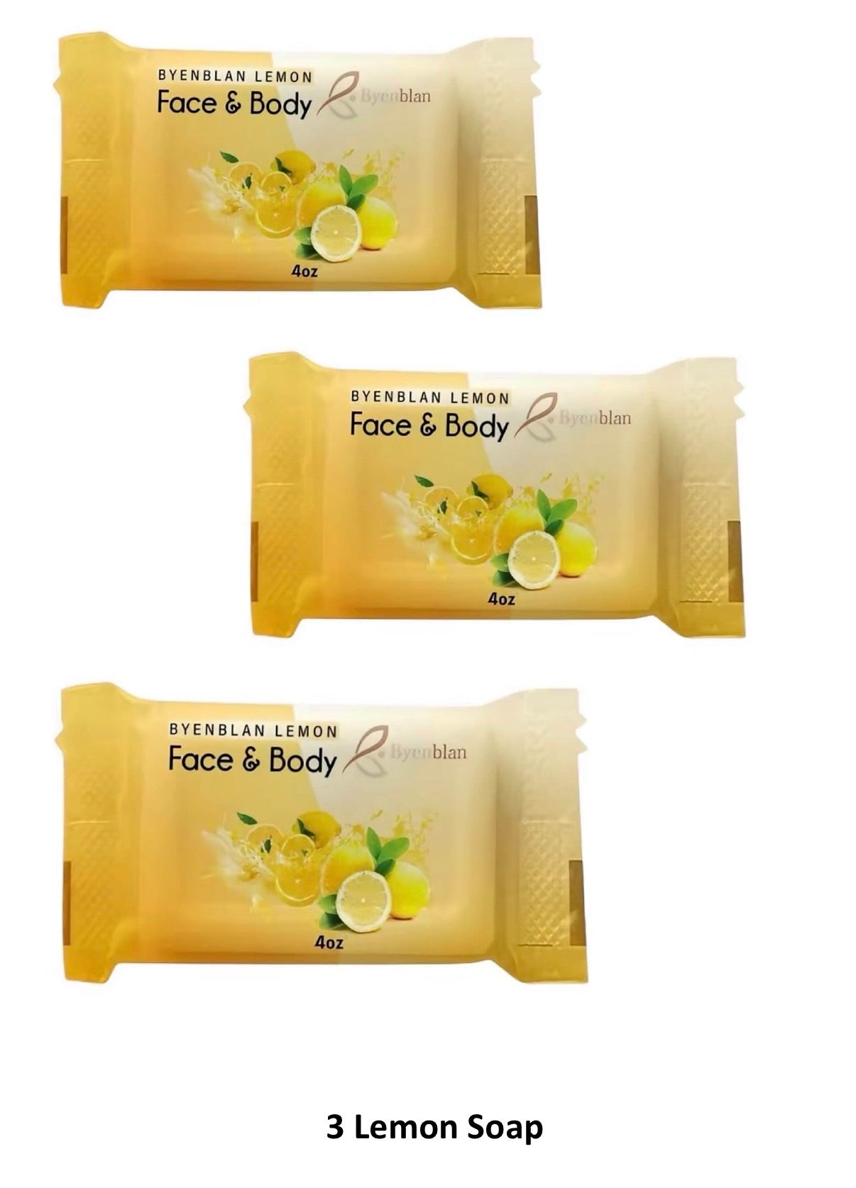 Lemon Soap Pack of 3